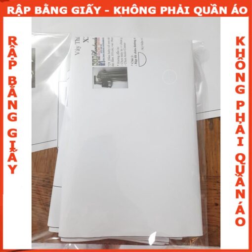 Rập giấy A0 đầm cổ chân dáng ôm mã 1146- - Hình ảnh 5