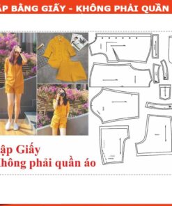Rập giấy A0 mã 1584 - Rập bộ sơ mi