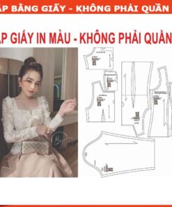 Rập giấy A0 áo kiểu mã 1169