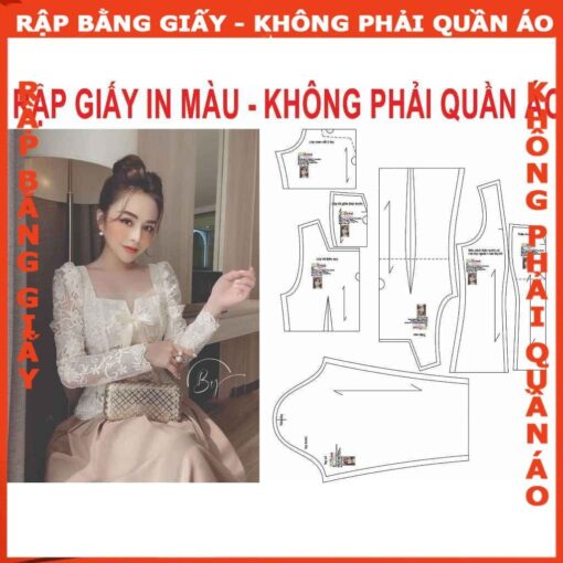 Rập giấy A0 áo kiểu mã 1169