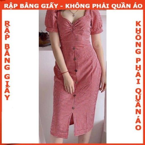 Rập giấy A0 mã 931 - đầm tay phồng