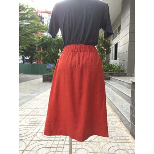 Rập mã 745 - chân váy midi - Hình ảnh 2