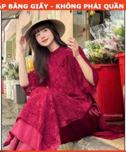 Rập giấy A0 mã AD45-áo dài voan 2 lớp nguyên bộ cho bé