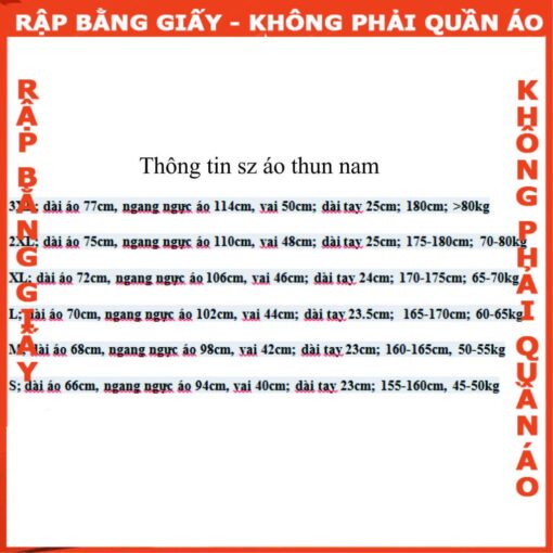 Rập giấy A0 áo thun cổ tròn nam mã B11 - Hình ảnh 3
