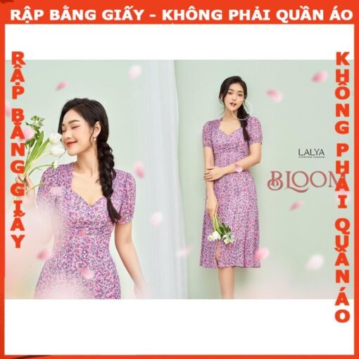 Rập giấy mã 1217 - đầm dáng A hở lưng