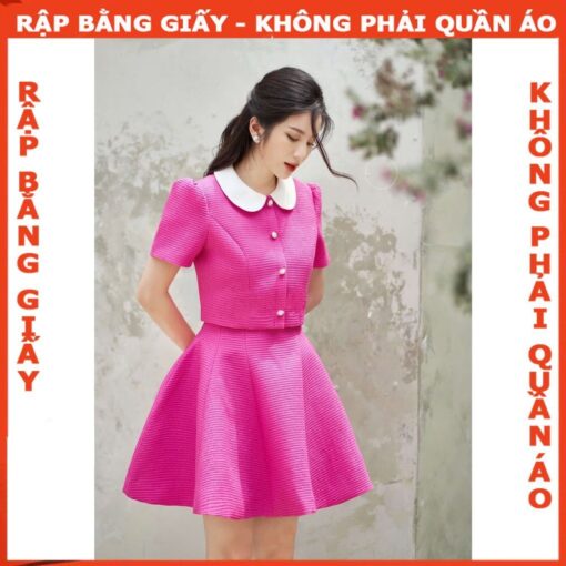 Rập giấy A0 mã 137  set váy áo công sở áo 1 lớp, váy có lót quần