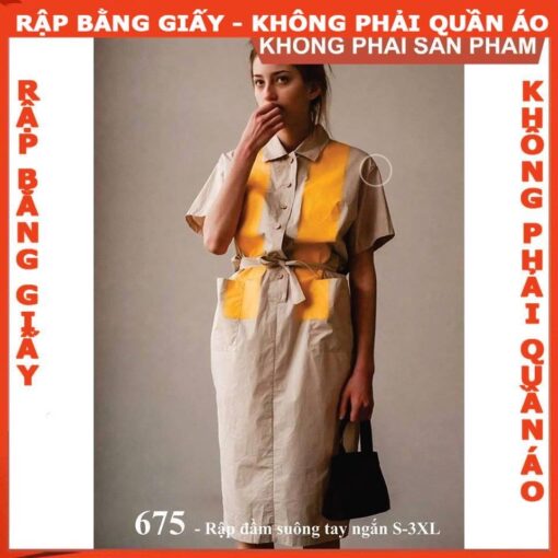 Rập mã 675 rập đầm dáng suông