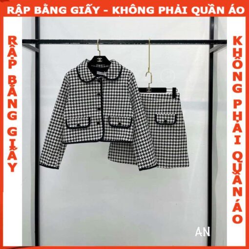 Rập giấy A0 set váy A áo cổ sen mã 1394 - Hình ảnh 2