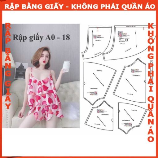 Rập giấy A0 mã 18 - không phải quần áo (BẢN VẼ)