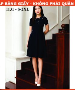 Rập giấy A0 đầm cổ sen mã 1131