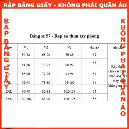 Rập giấy A0 may áo mã 57 (BẢN VẼ) - Hình ảnh 3
