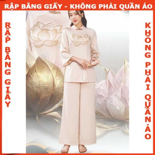 Rập giấy A0 mã 1671 - bộ đi chùa nữ
