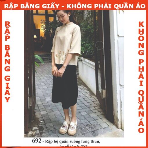 Rập giấy A0 bộ đi chùa NGUYÊN BỘ mã 692