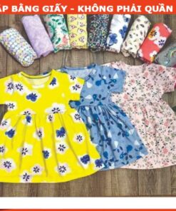 Rập giấy A0 mã R305 - đầm thun tay ngắn cho bé