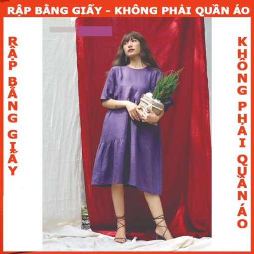 Rập giấy A0 đầm suông dáng rộng mã 1685