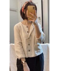 Alternative view of Rập giấy A0 mã 1700 - bộ linen 2 dáng áo