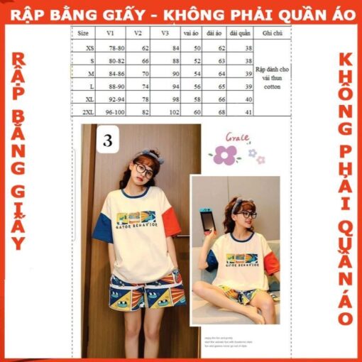 Rập giấy A0 mã 1174 - bộ thun form rộng