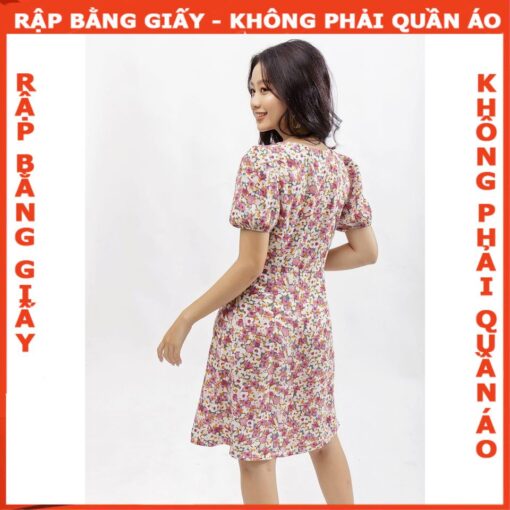 Rập  mã 984- đầm cổ 5 góc - Hình ảnh 9