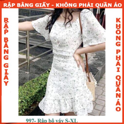 Rập mã 997 - Set bộ chân váy áo croptop