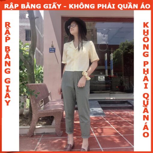Rập giấy A0 mã 84 - Rập quần bagy - Hình ảnh 4