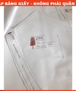 Alternative view of Rập giấy A0 mã 626 - đầm tay dài