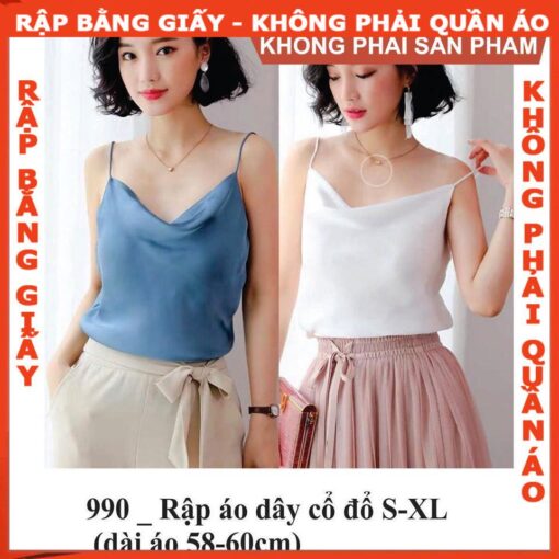 Rập  mã 990- áo dây cổ đổ K & B Handmade