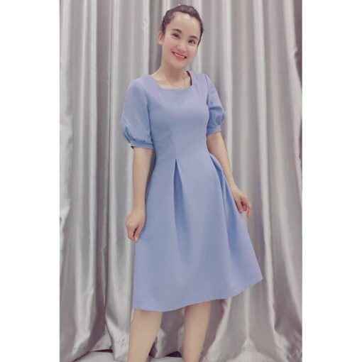 Rập giấy A0 mã 709 - đầm xếp ly - Hình ảnh 4
