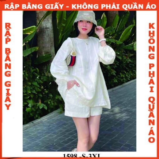 Rập giấy A0 bộ linen tay phồng mã 1598 - Hình ảnh 2