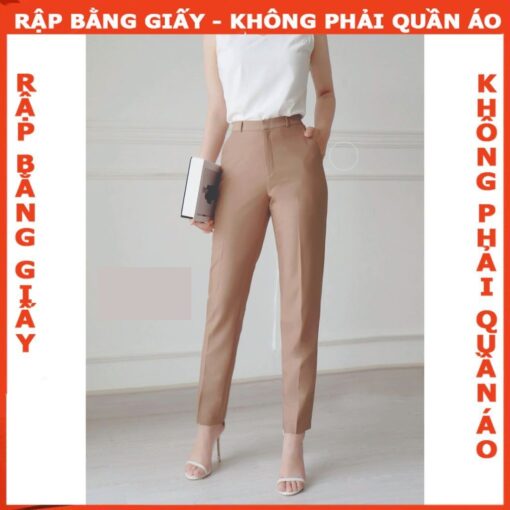 Rập giấy mã 1652 - quần tây ống đứng