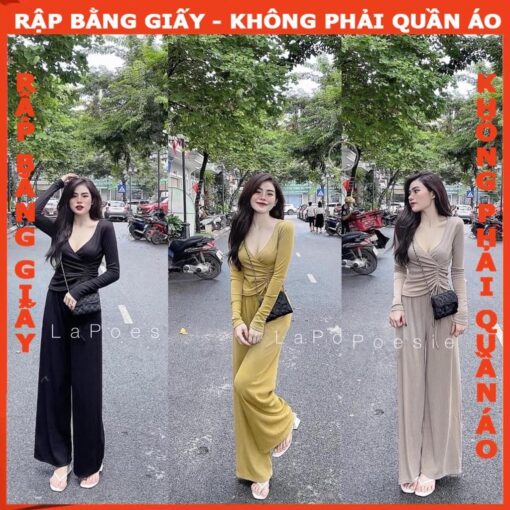 Rập giấy A0 mã 1467 - bộ thun nhún eo