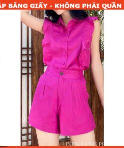 Alternative view of Rập giấy A0 may bộ short cánh tiên mã 1588