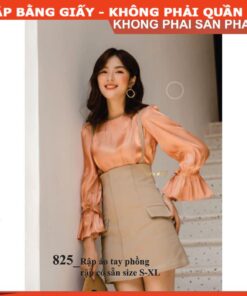 Rập giấy A0 mã 825 - Rập áo kiểu nữ