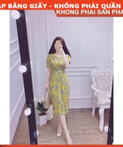 Rập giấy A0 đầm xoắn eo mã 754