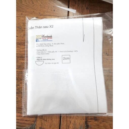 Rập giấy A0 may áo cổ nhật mã 1485 - Hình ảnh 6