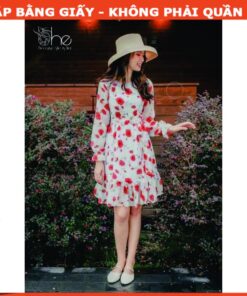 Rập giấy A0 mã 1290 - đầm tay dài