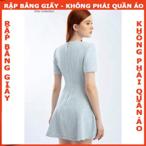 Rập giấy A0 mã 1579- rập đầm đuôi cá - Hình ảnh 4