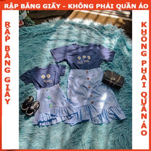 Rập giấy A0 mã R25 cho mẹ - Rập chân váy đuôi cá - Hình ảnh 6