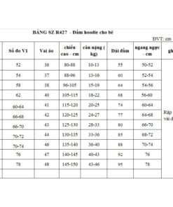 Alternative view of Rập giấy A0 R427- đầm hoodie cho bé