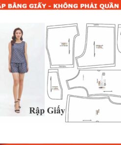Rập may bộ mã 966- bộ đùi sát nách