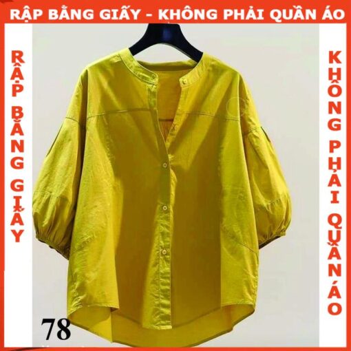 Rập giấy A0 may áo sơ mi mã 78 - Hình ảnh 2