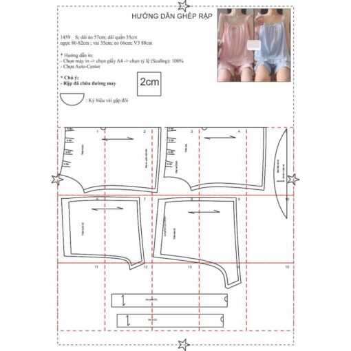 Rập giấy A0 mã 1459 - bộ dây - Hình ảnh 2