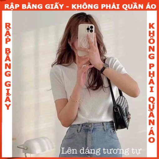 Rập giấy A0 áo croptop mã 1673 - Hình ảnh 2