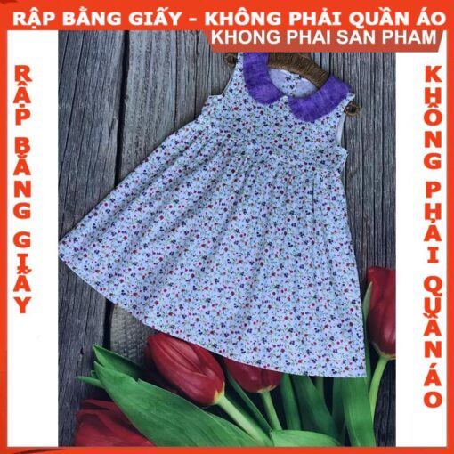 Rập giấy A0 đầm cổ sen sát nách mã R341