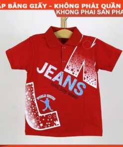 Alternative view of RẬP GIẤY ÁO THUN POLO BÉ TRAI MÃ R298