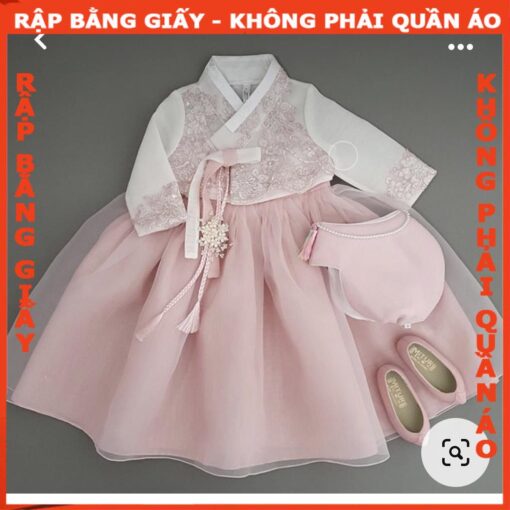 Rập giấy A0 may hanbok bé mã R451 - Hình ảnh 2