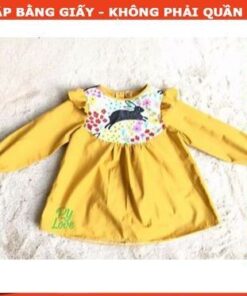 Rập giấy A0 đầm bé gái mã R188