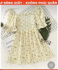 Rập giấy A0 mã 1623 - đầm nhún thun chỉ