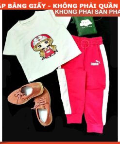 Rập giấy A0 bộ croptop bé gái mã R406