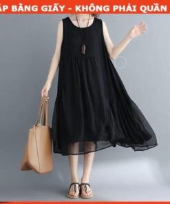 Rập giấy A0 mã BA27 - đầm bầu sát nách