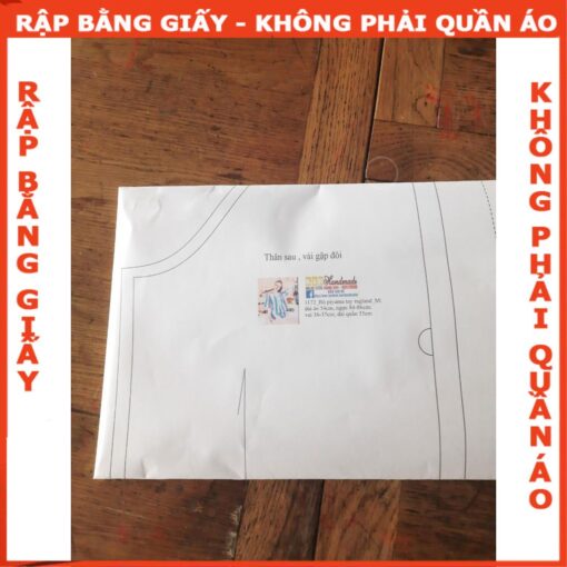 Rập giấy A0 mã 1172 - bộ piyama tay ragland - Hình ảnh 8